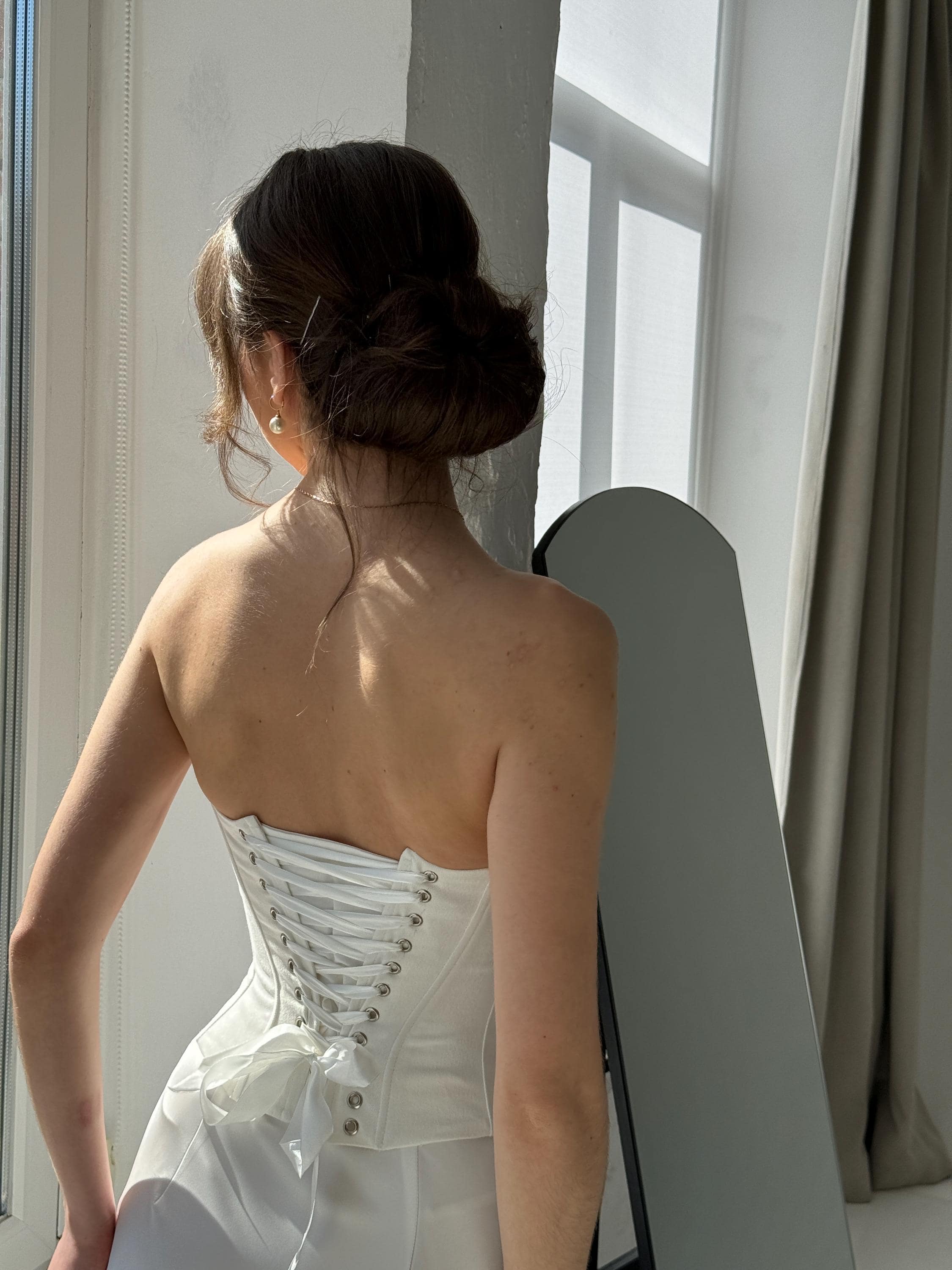 Robe de mariée Palais de justice courte élégante