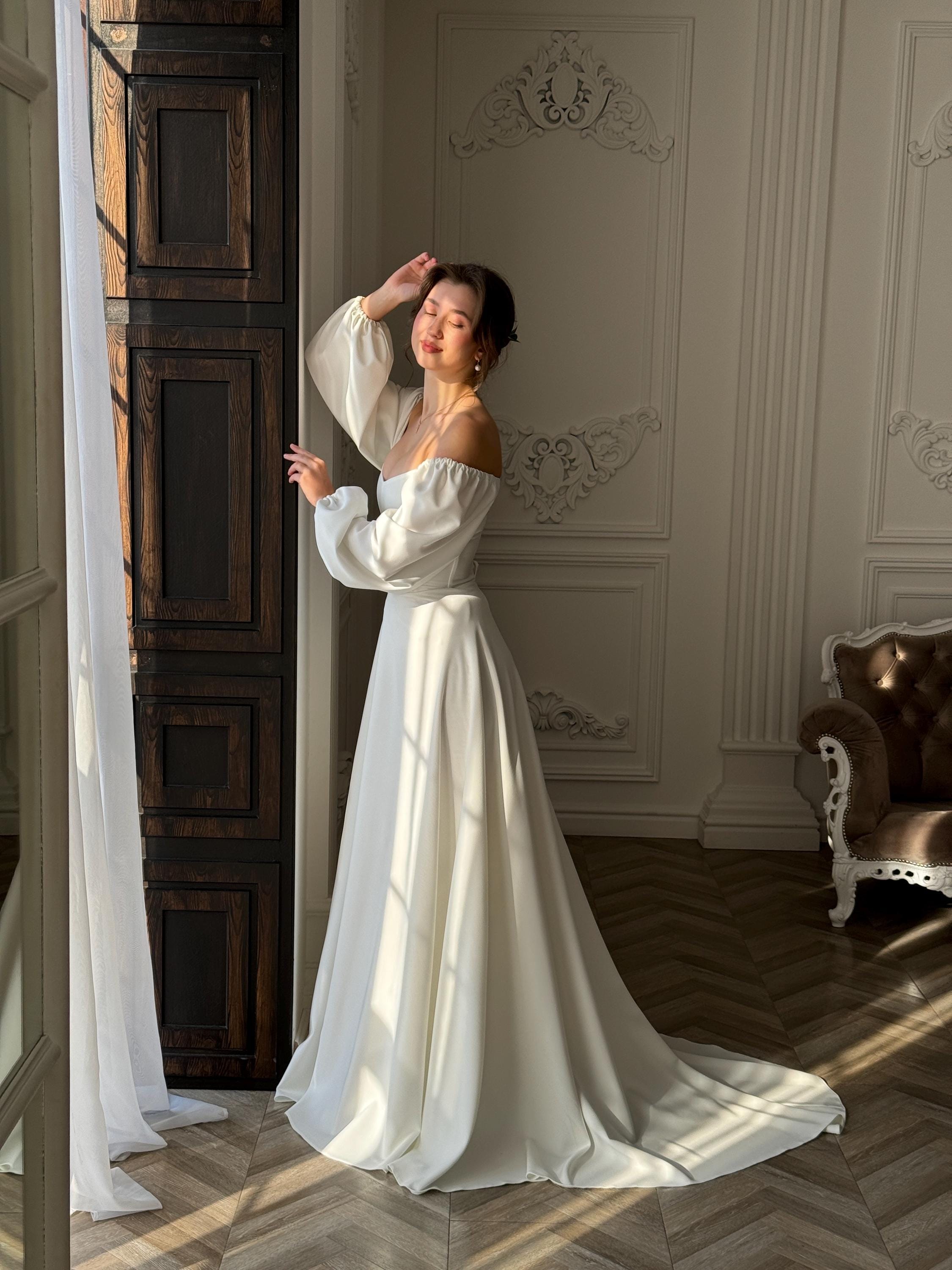 fairy tale dress woman Fairy princess wedding dress 8 US / Seashell main image 1