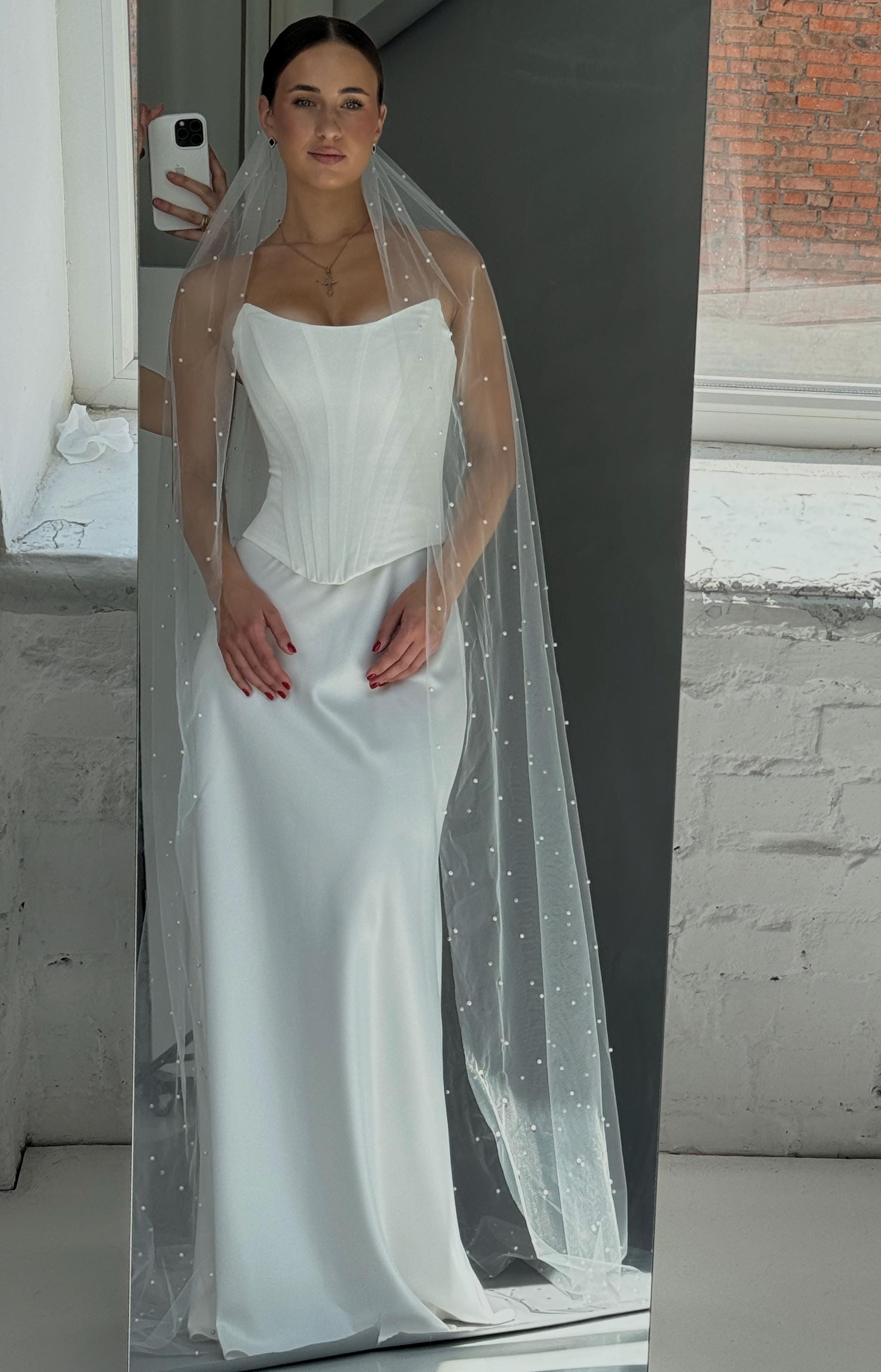 Robe de mariée Palais de justice courte élégante