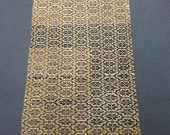 Vintage Turkish Rug 3x4, Wool & Cotton Small Area Rug, 79x121 cm