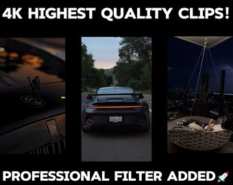 HIGHEST QUALITY 4K/8K CLIPS (Tiktok, Instagram, youtube etc.) Professional filter added to make a dark and refreshing experince!