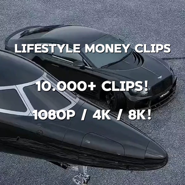 10000+ Motivational lifestyle "MONEY CLIPS" (Tiktok, youtube, instagram etc.) Watches, cars, flexing, money, rich, aesthetics! 1080P/4K/8K!