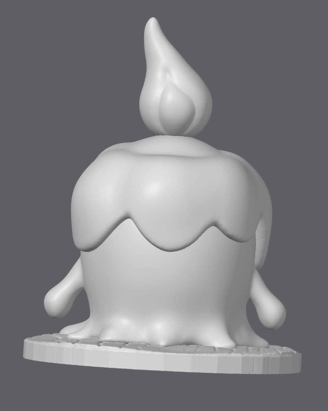 Litwick 3D Model STL File - High Quality Pokemon Sculpture Digital ...
