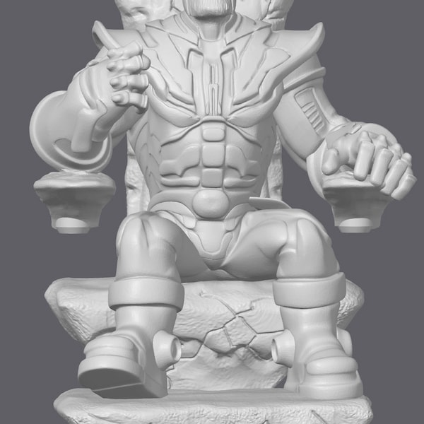 Thanos 3D Printable STL File - High Quality Digital Download for 3D Printing - DIY Marvel Fan Art and Cosplay Prop - 3D STL Models