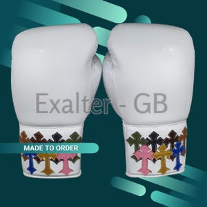 Boxing Gloves - Made of Real Leather Premium Quality Lace Up Gloves
