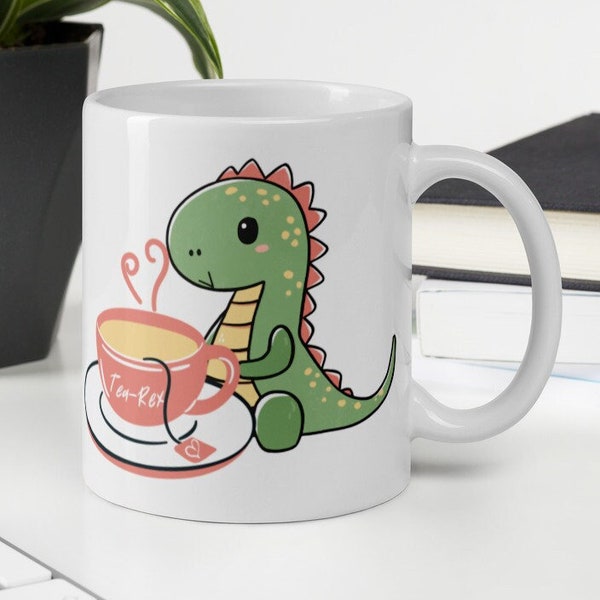 Tea-Rex Keramiktasse 325ml - Ideales Geschenk für Dino- und Teeliebhaber