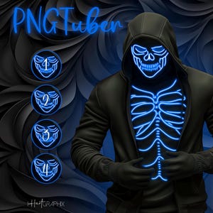 Männlicher Vtuber PNGTuber | Vtuber Modell | zucken | vtuber Guthaben | Digitaler Download | Für Livestreaming, YouTube und Gaming | männliches Model | PNG