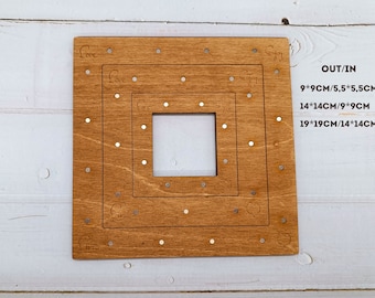 Wooden Magnetic Embroidery Hoop, Needlework Frame