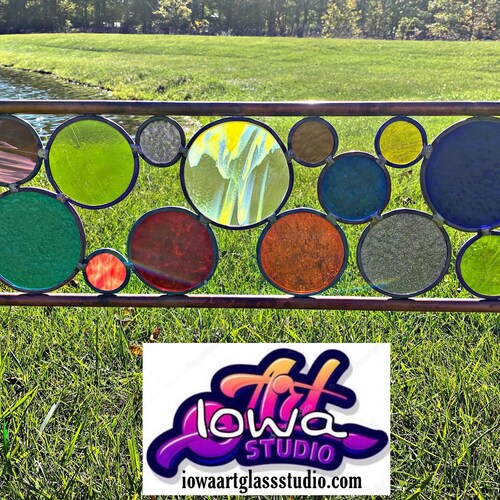 Stained Glass Paw Print Yard Art Free Shipping. - Etsy