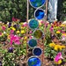 1- CUSTOM COLORS, Plant Stake Copper and stained glass garden  3.5 x21 inch . Free Shipping! Send in a Message what colors you want 