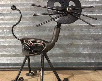 Recycled Golf Club Cat FREE SHIPPING