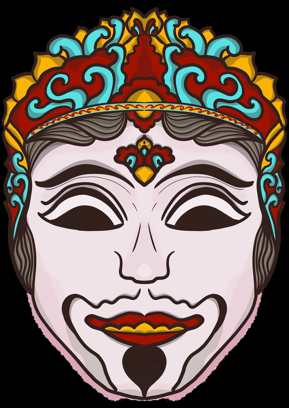 Paper Masks Ethnic Traditional Paper Masks of Malang, East Java ...