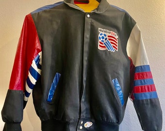 Jeff Hamilton USA chaqueta de fútbol de la copa mundial 1994 Vintage