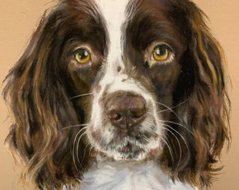 hand painted pet portrait