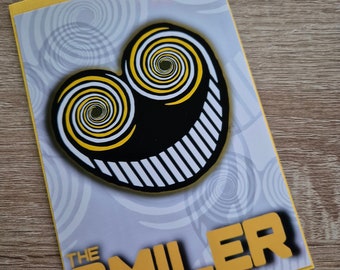 Alton Towers The Smiler Logo Roller Coaster Handmade Greeting Card