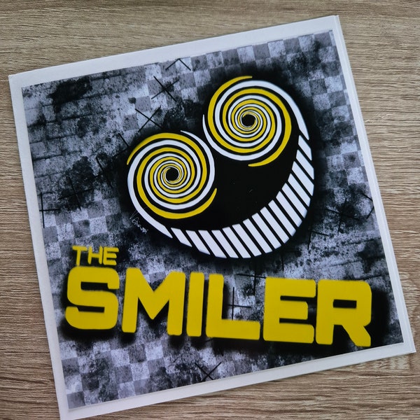 Alton Towers The Smiler Roller Coaster Handmade Greeting Card