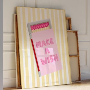 Trendy Retro Matchbox Wall Art Matchbox Print Trendy Bar Cart Art Vintage Matchbox Print Trendy Wall Art Pastel Print Retro Matchbox Poster