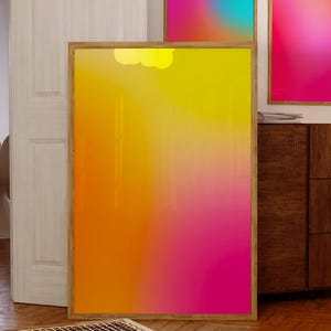 Set of 3 Positive Aura Posters Spiritual Poster Vibrant Gradient Print Colourful Aura Poster Trendy Wall Art Aesthetic Dorm DIGITAL DOWNLOAD