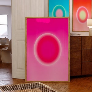 Set of 3 Positive Aura Posters Spiritual Poster Grainy Gradient Print Colourful Aura Poster Trendy Wall Art Aesthetic Dorm DIGITAL DOWNLOAD