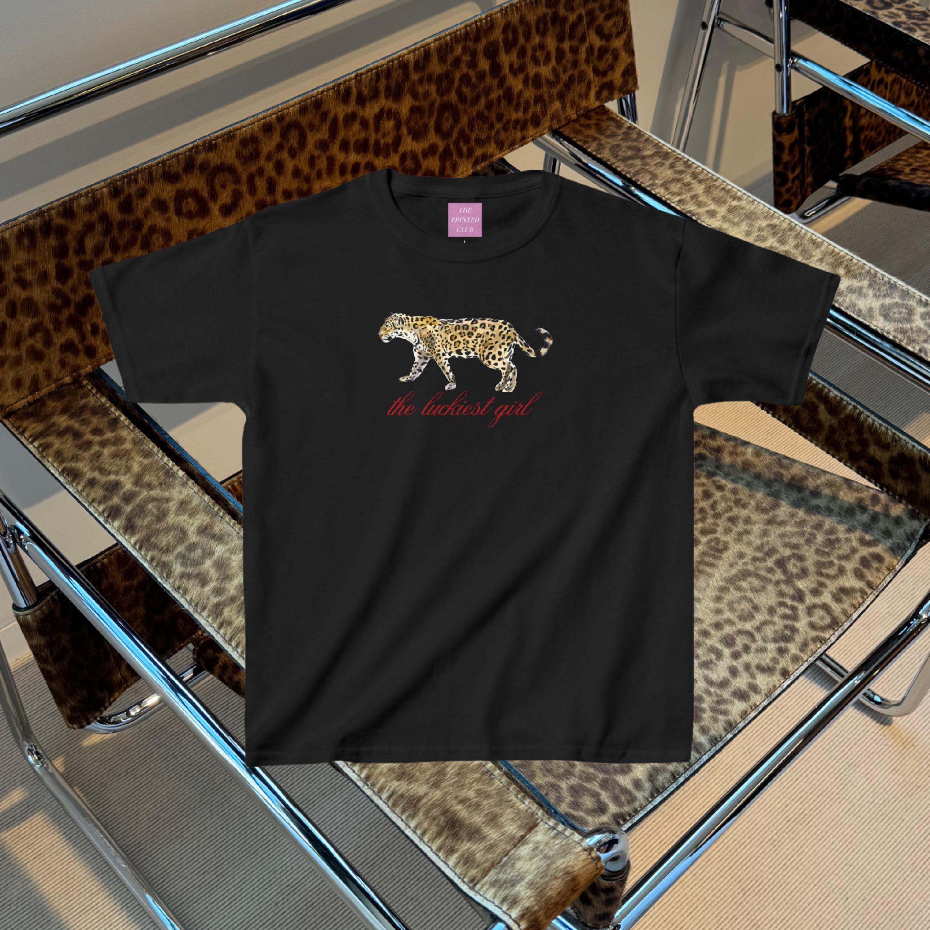トップス babylclub Leopard logo string tee Leopard logo string tee (white) – Babymetalclub Japan
