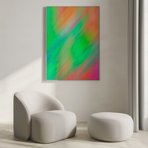 Aura Poster Gradient Wall Art Spiritual Print Abstract Colour Gradient Home Decor Positive Affirmation Aura Energy Apartment Decor Aesthetic