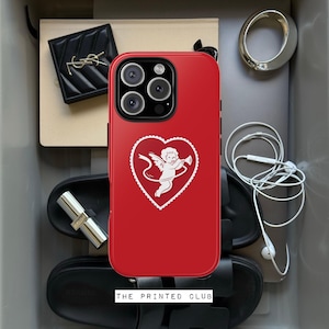 Amor Herz Handyhülle Trendy iPhone Hülle iPhone 16 15 14 13 12 11 Pro Max 8, Samsung Galaxy S24 S23 S22 S21