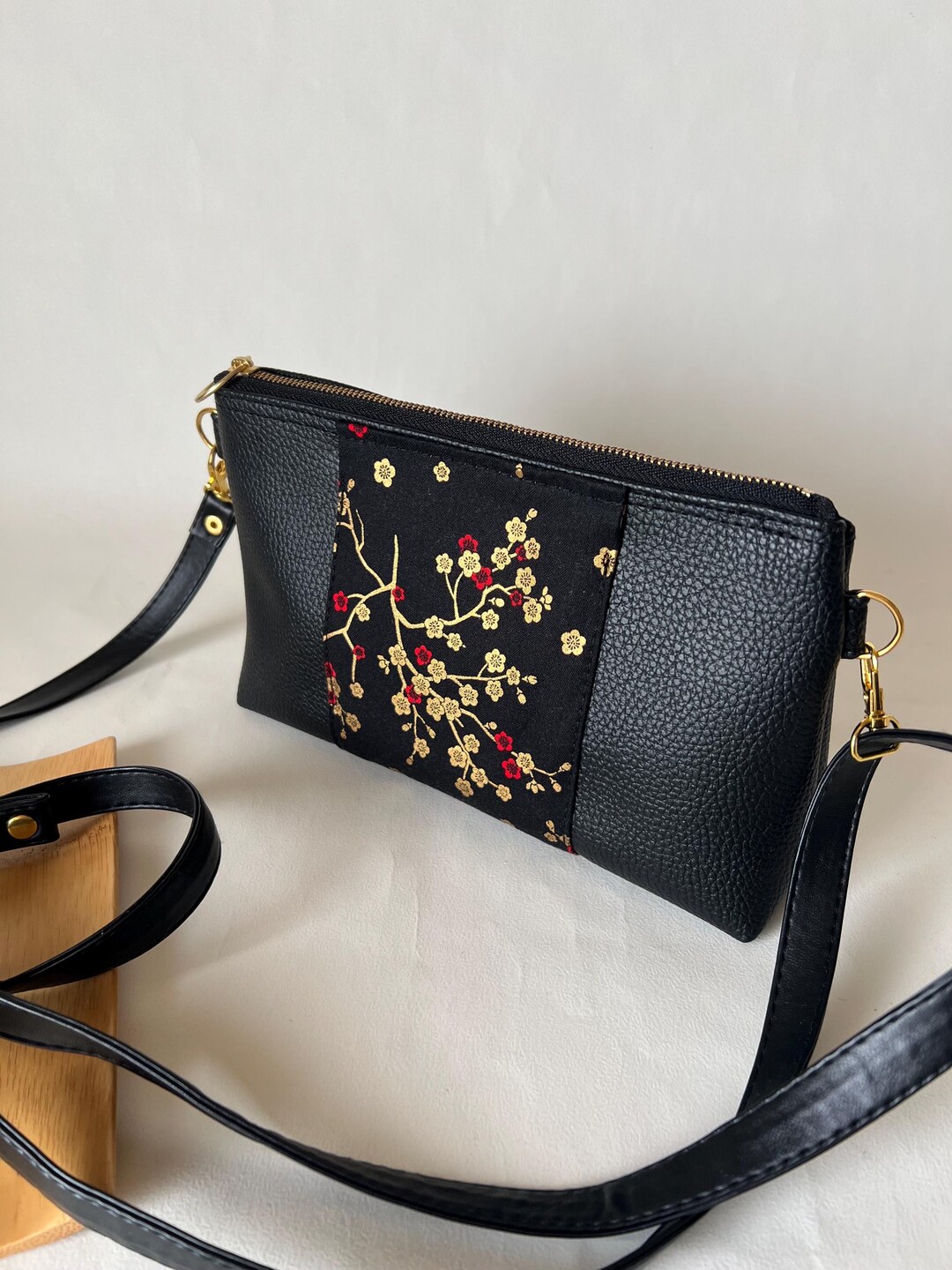 Japanese Pouch Design Japanese Pouch, Synthetic Leather Crossbody Shoulder Bag, Mini Pouch - Etsy