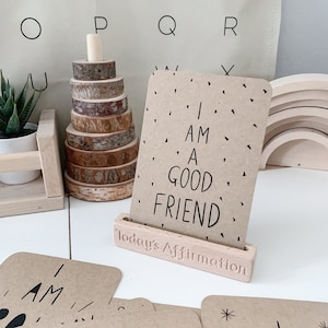 Affirmation Karteikarten | Positive Affirmationen für Kinder | Positive Affirmation