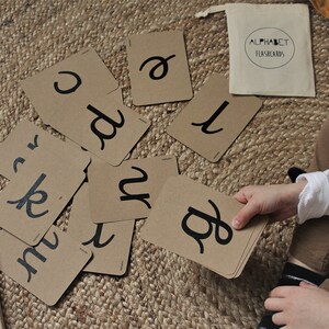 Cursive Alphabet Flashcards | Ideal for Home Learning or Use in Schools ...