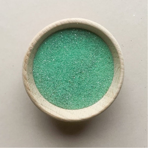 Coloured Sand for Sand Writing Tray - Green