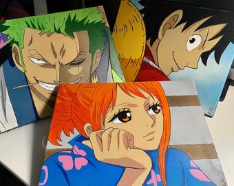 Manga painting canvas 30x40cm