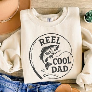 Retro Reel Cool Dad Png, Wishin' I Was Fishin' Png, Funny Dad Quotes Png, Father's Day Png, Bass Fishing Png, Humor Dad Png, Trendy Dad image 8