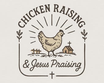 Huhn Anheben PNG, Jesus Loben Sofort-Download, Huhn Geschenke, T-Shirt-Design, Tee Geschenke, Anheben Jesus, Loben T-Shirt, Einzigartige PNG