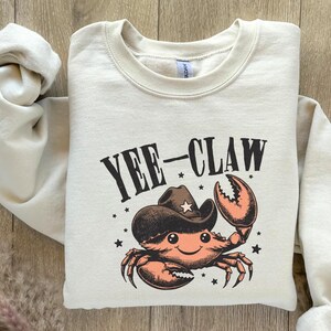 Yee Claw Crab png, Funny Cowboy Crab, Beach Cowgirl png, Beach Cowboy png, Ocean Animals png, Cute Crabs png, Summer Fun, Crabbing png image 8