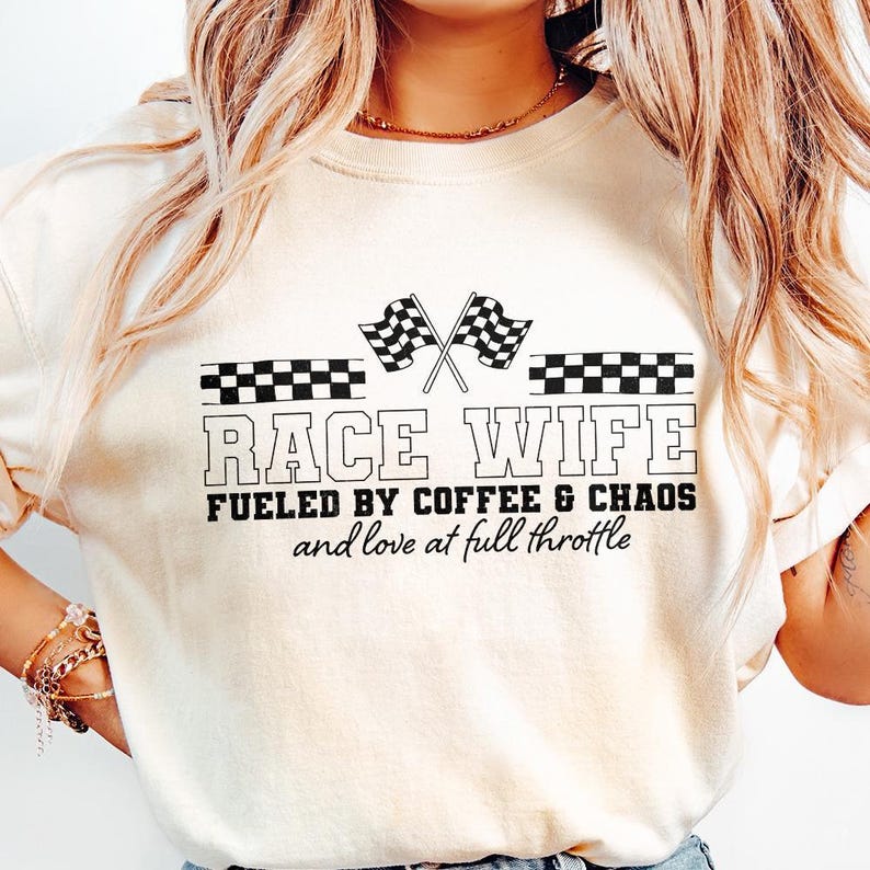 Wife PNG, Race Wife Era PNG, Trendy Wife Shirt png, Cool Wife PNG, Racing Shirt png, Sublimation Design, Motocross png, Drag Racing png image 2