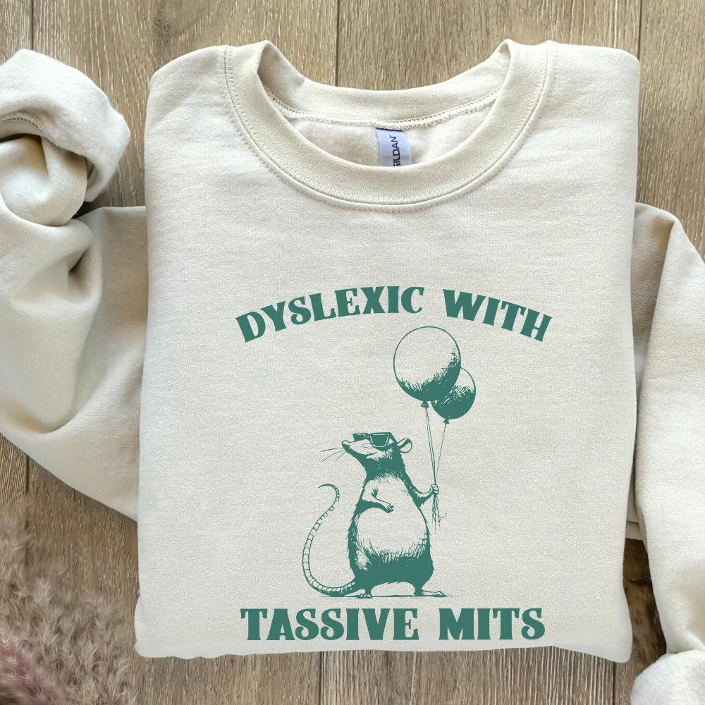 Tasive Mints Dyslexia Funny PNG SVG, Dyslexic With Tassive Mits Design, Dyscalculia ...