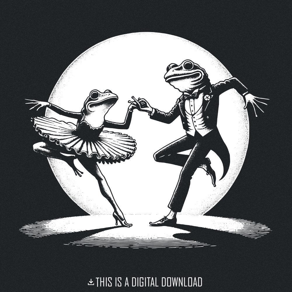 Funny Dancing Frog PNG, Clipart, Frog Sublimation Design, Retro Vintage ...
