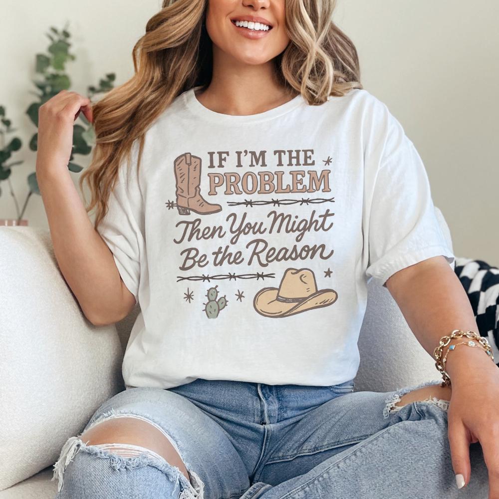 No Problem Country If I'm the Problem PNG, Country Music Download, Nashville PNG, Retro ...