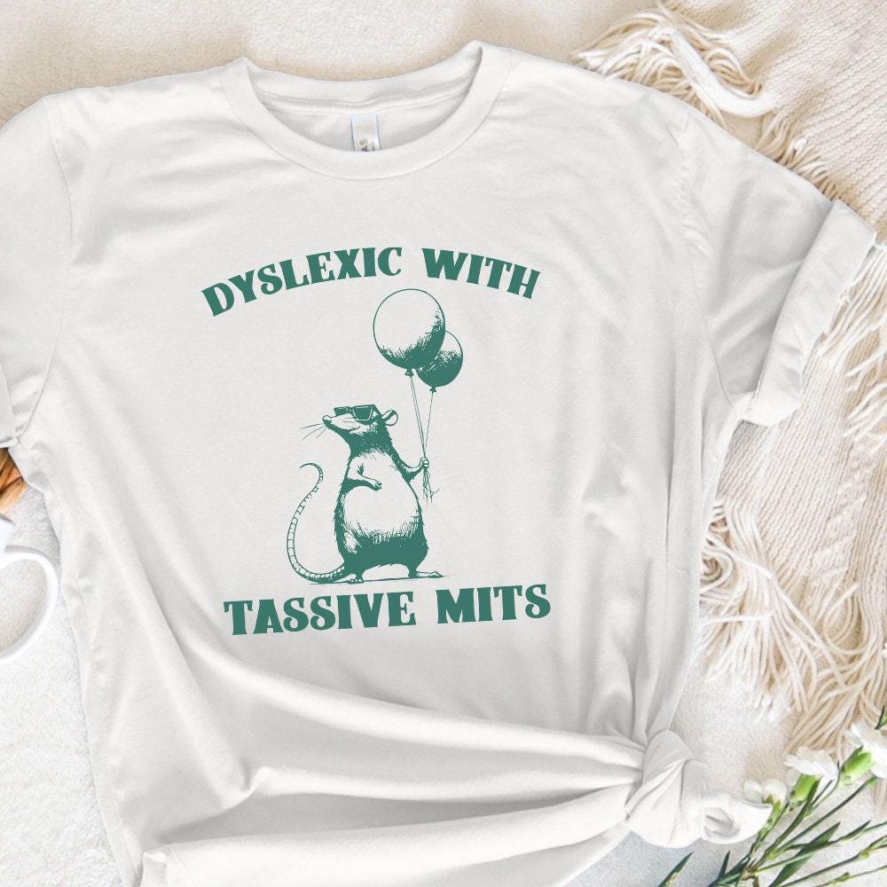 Tasive Mints Dyslexia Funny PNG SVG, Dyslexic With Tassive Mits Design, Dyscalculia ...