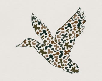 Camo Flying Mallard Duck png, Duck Hunting Sublimation, Hunting Season PNG, Mallard Duck png, DTG Files, Southern Boy PNG, Digital Download