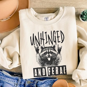 Unhinged Feral Raccoon PNG, Rock'n Roll Design (Digital Download) image 4