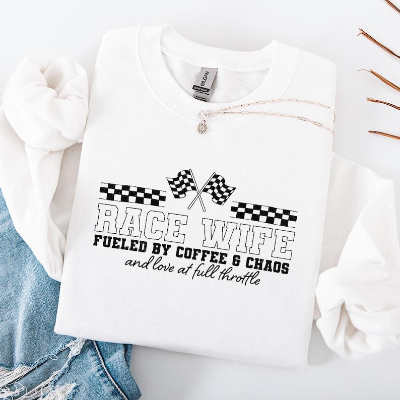 Wife PNG, Race Wife Era PNG, Trendy Wife Shirt png, Cool Wife PNG, Racing Shirt png, Sublimation Design, Motocross png, Drag Racing png image 4