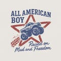 All American Boy PNG, Boys 4th of July PNG, Kids Patriotic png, Independence Day png, American Flag, Retro July 4th, USA png, Happy 4th product logo