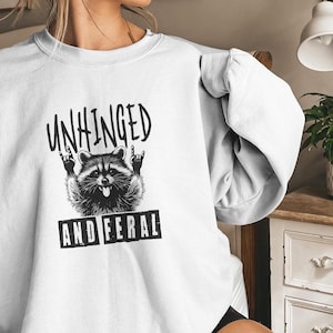 Unhinged Feral Raccoon PNG, Rock'n Roll Design (Digital Download) image 9