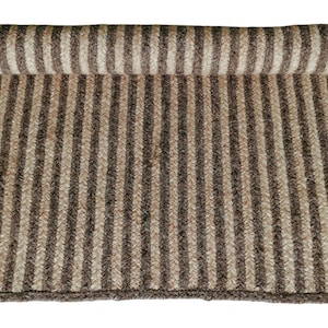 Natural Wool Braided Rug Beige Grey | Cozy Home Carpet