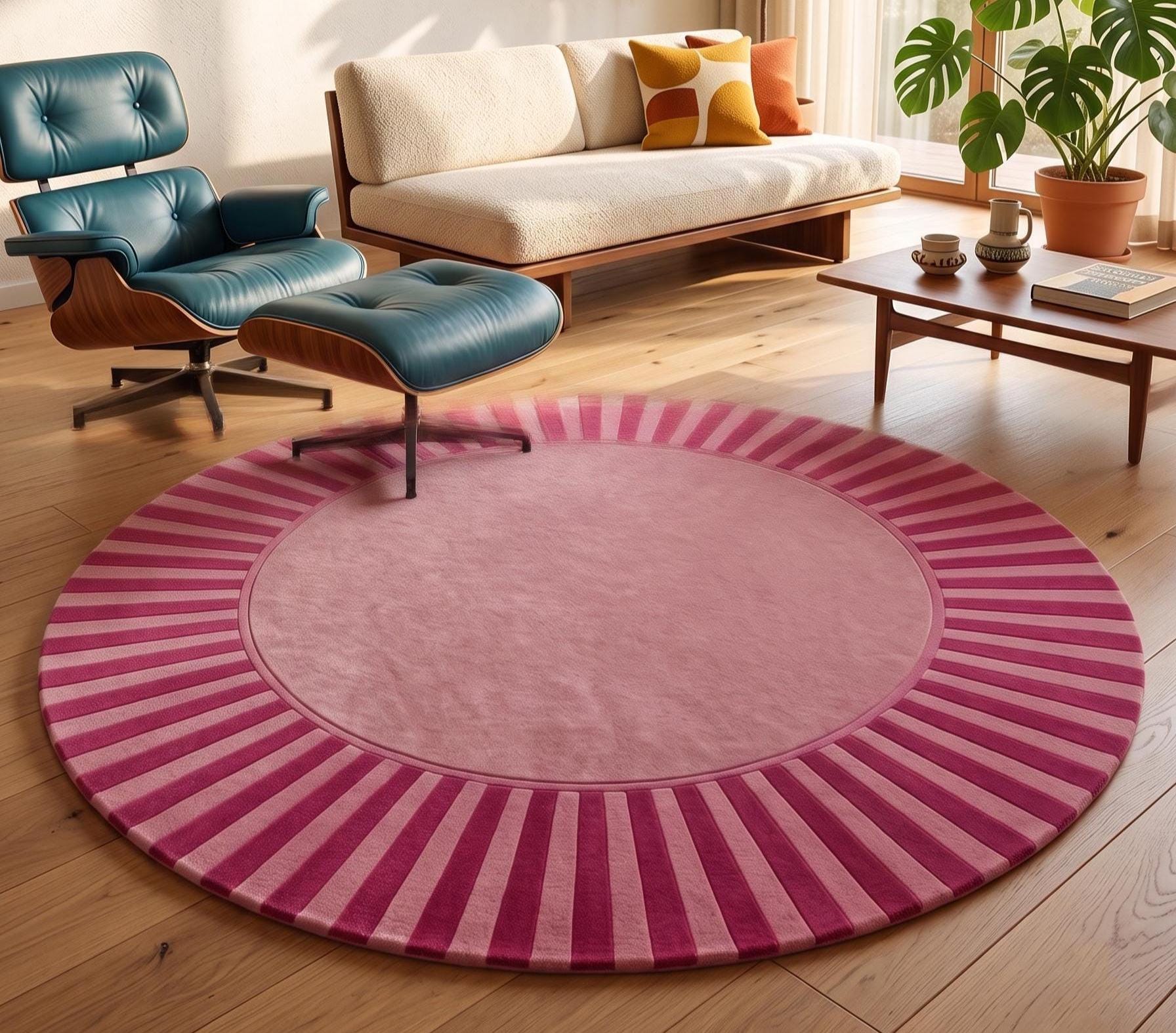 Vintage hot pink rug - Etsy 日本