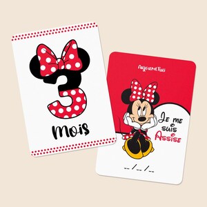 Cartes étapes Minnie