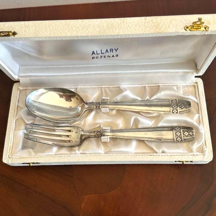 French Spoon Fork Antique Set - Etsy