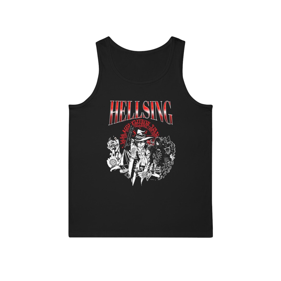 Alucard Hellsing Anime - Unisex Graphic Tank Top (muscle Tank ...