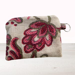 Memory Wallet Zipper Pouch Handmade from a Loved One’s Clothes